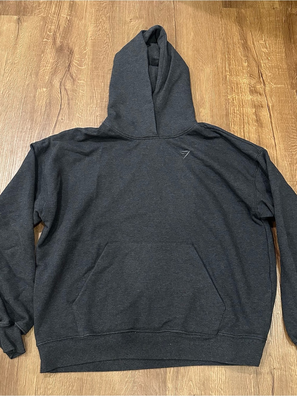 Gymshark Hoodie Gray Pullover French Terry Sweatshirt Men’s Small